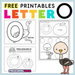Letter O Preschool Printables   Preschool Mom With Tracing Letter O Worksheets For Kindergarten