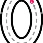 Letter O Tracing Cut Out Stock Images & Pictures   Alamy In Capital Letter O Tracing Worksheets