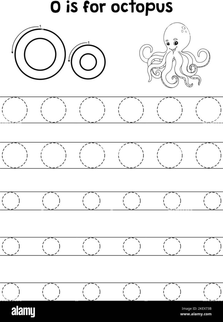 Letter O Tracing Worksheet