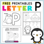Letter P Preschool Printables   Preschool Mom Inside Free Printable Letter P Tracing Worksheets