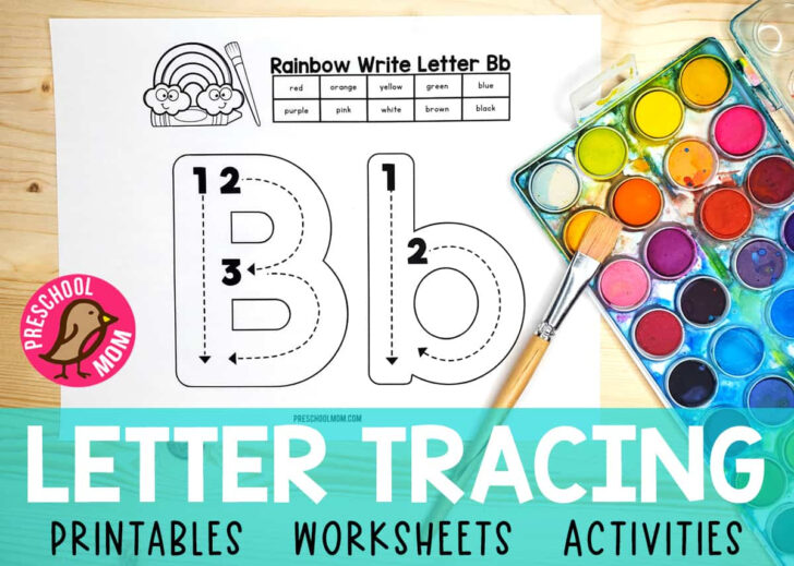 Letter Tracing Worksheets For Preschoolers Free