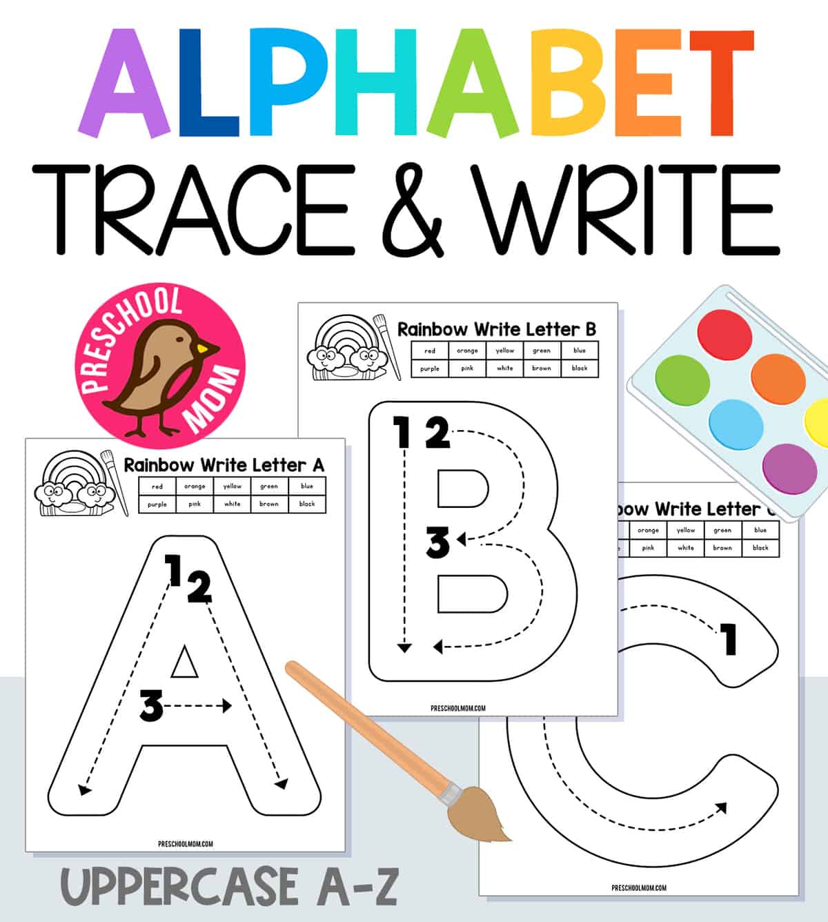 Letter Tracing Worksheets - Preschool Mom with regard to Letter Tracing Worksheets Large