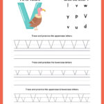 Letter V Tracing | Worksheets For Preschool With Letter V Tracing Worksheets