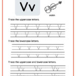 Letter V Worksheets For Preschool | Free, Printable Intended For Free Printable Letter V Tracing Worksheets
