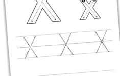 Letter X Tracing Worksheets – Nature Inspired Learning within Worksheets Tracing Big Letter X