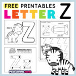 Letter Z Preschool Printables   Preschool Mom Inside Letter Z Tracing Worksheets For Kindergarten