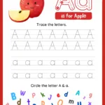 Letters Tracing Worksheets A To Z For Preschoolers With Regard To A Z Letter Tracing Worksheets