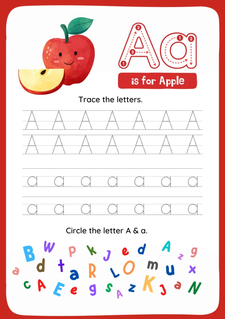 A Z Letter Tracing Worksheets A Z Letter Tracing Worksheets