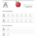Letters With Letter Tracing Worksheets K5