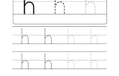 Lowercase Letter "H" Tracing Worksheet - Doozy Moo pertaining to Letter H Tracing Worksheet