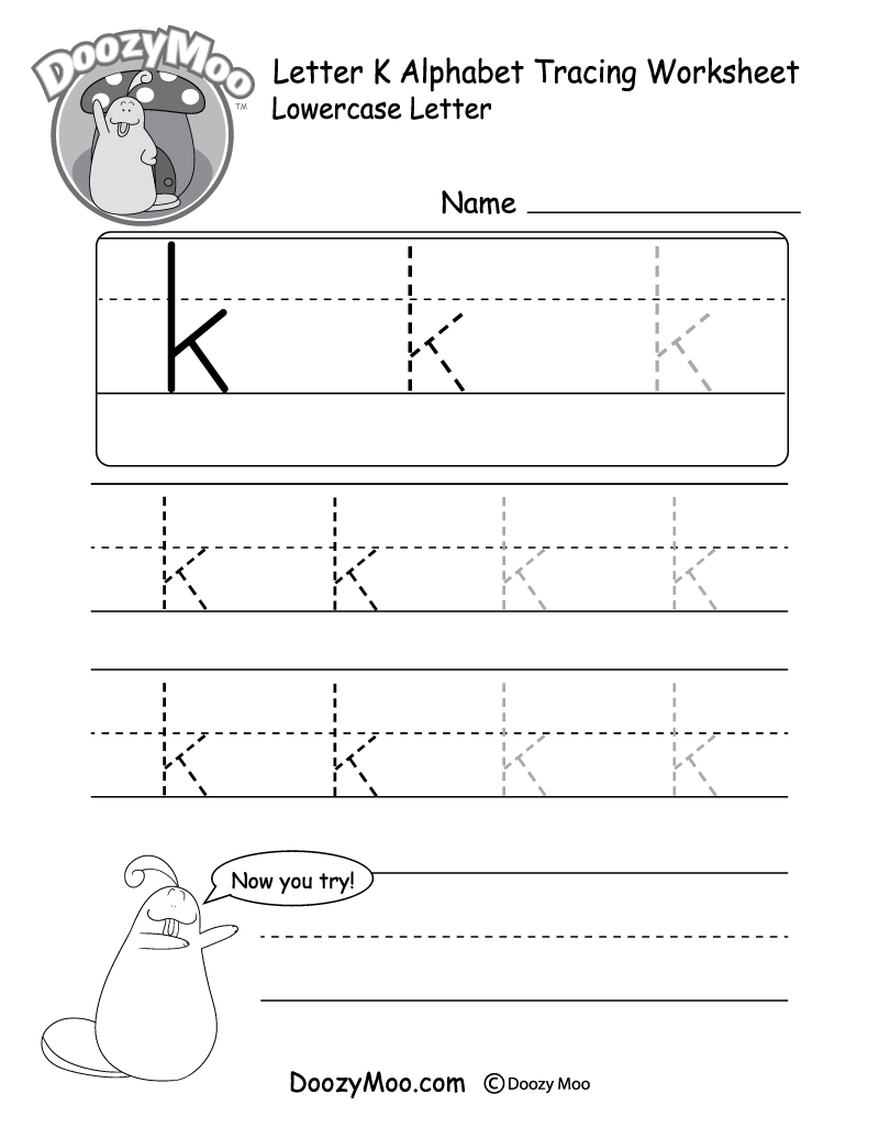 Lowercase Letter Tracing Worksheets (Free Printables) - Doozy Moo with Lowercase Letter Tracing Worksheets