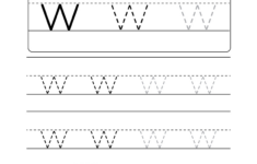 Lowercase Letter "W" Tracing Worksheet - Doozy Moo for Letter W Tracing Worksheets Free