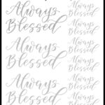 Magic Monday – Freebie Calligraphy Worksheet – Kelly Creates Within Free Letter Tracing Worksheets Calligraphy