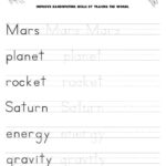 Outer Space Tracing • Beeloo Printable Crafts And Activities For Kids Within Outer Space Letter Tracing Worksheets