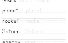 Outer Space Tracing • Beeloo Printable Crafts And Activities For Kids within Outer Space Letter Tracing Worksheets