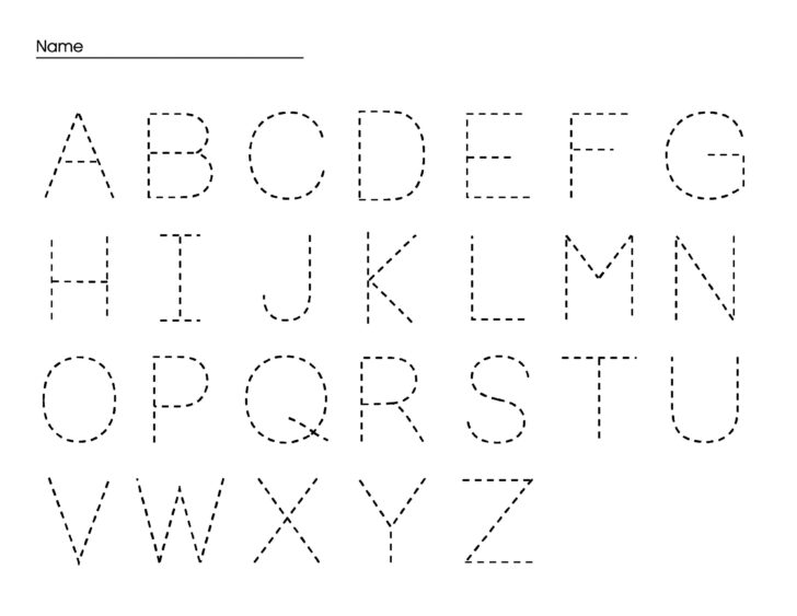 Tracing Letter Worksheets For Preschool Tracing Letter Worksheets For Preschool