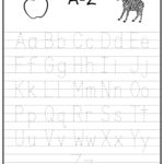 Printable A Z Letter Tracing Worksheet! Capital And Lowercase Inside Letter Tracing Worksheets AZ