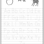 Printable A Z Letter Tracing Worksheet! Capital And Lowercase Intended For A Z Letter Tracing Worksheets