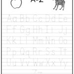 Printable A Z Letter Tracing Worksheet! Capital And Lowercase Within A To Z Letter Tracing Worksheets