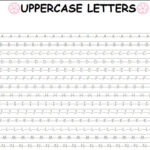 Printable Handwriting Worksheets   Uppercase And Lowercase Letter Intended For Cursive Uppercase And Lowercase Letter Tracing Worksheets