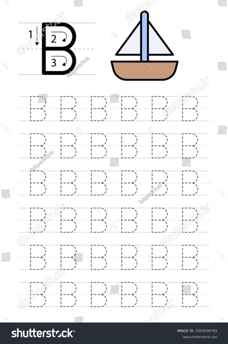 Free Printable Letter B Tracing Worksheets
