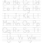 Printable Preschool Tracing Worksheets: Alphabet In Free Printable Preschool Letter Tracing Worksheets