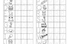 Printable Preschool Tracing Worksheets: Alphabet in Letter Tracing Worksheets For Toddlers