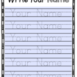 Sheets With Lines Custom Name Tracing Worksheet Handwriting Regarding Letter Tracing Worksheets Editable