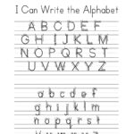 Teach Your Kids To Write The Alphabet   Lewis Creative For Letter Tracing Worksheets With Arrows