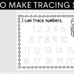Teacher Powerpoint Tutorial: How To Make Your Own Tracing Worksheets &  Download Free Tracing Fonts Regarding Custom Letter Tracing Worksheets