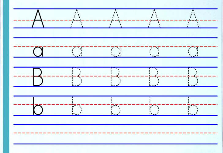 Tracing Of Every Letter Dotted Outline