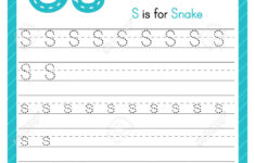 Trace Letter S Uppercase And Lowercase. Alphabet Tracing Practice with regard to Tracing Letter S Worksheets For Preschool