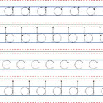 Tracin Strips Small Letters, A Z In Montessori Letter Tracing Worksheets