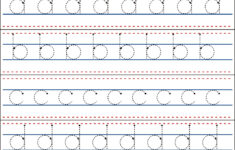Tracin Strips Small Letters, A-Z in Montessori Letter Tracing Worksheets