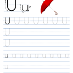 Tracing Alphabet Letters (Printable Handwriting Worksheets) – Free With Regard To Letter U Tracing Worksheet Free