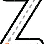 Tracing Alphabet Uppercase Capital Letter Z Prewriting Dotted Line Pertaining To Capital Letter Z Tracing Worksheets