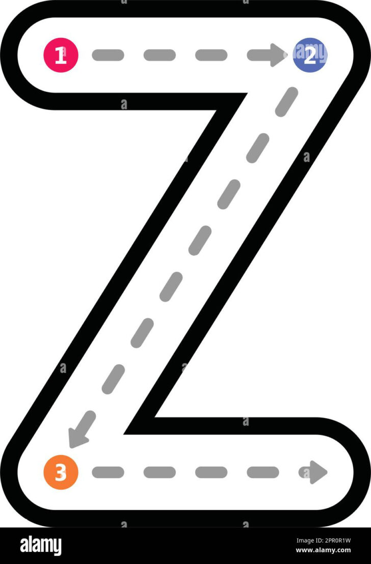 Capital Letter Z Tracing Worksheets Capital Letter Z Tracing Worksheets