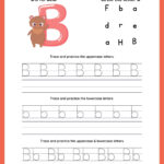 Tracing Letter B | Worksheets For Preschool Regarding Alphabet Bb Letter Tracing Worksheets