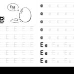 Tracing Letter E Black And White Stock Photos & Images   Alamy With Small Letter E Tracing Worksheet
