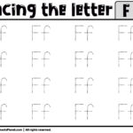 Tracing Letter F Worksheet With Tracing Letter Ff