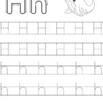 Tracing Letter H Hi Res Stock Photography And Images   Alamy In Letter H Tracing Worksheets For Kindergarten