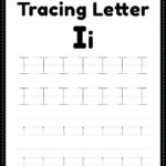 Tracing Letter I Alphabet Worksheet   Free Printable Pdf Within Tracing The Letter I Worksheets For Preschool