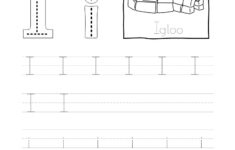 Tracing Letter I I Worksheet regarding Tracing Letter Ii