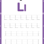 Tracing Letter L Alphabet Worksheet For Kindergarten And Preschool Throughout Tracing Letter L Worksheets For Kindergarten
