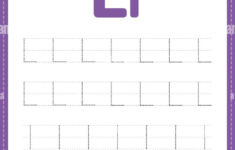 Tracing Letter L Alphabet Worksheet For Kindergarten And Preschool within L Letter Tracing Worksheet