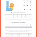 Tracing Letter L | Worksheets For Preschool With Regard To Lowercase Letter L Tracing Worksheets