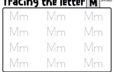 Tracing Letter M Worksheet regarding Letter Mm Tracing