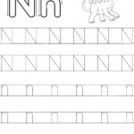 Tracing Letter N Hi Res Stock Photography And Images   Alamy Intended For Tracing Letter N Worksheets