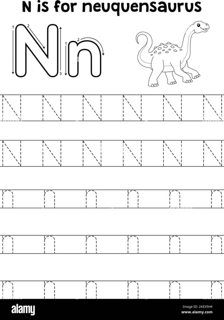 Tracing Letter N Worksheets Tracing Letter N Worksheets