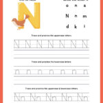 Tracing Letter N | Worksheets For Preschool With Tracing Letter N Worksheets